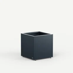Fioriera Cubo Herstera PLANTER CUBE 50 in Metallo colore Antracite 50x50x50 cm