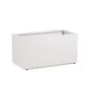 Fioriera Herstera PLANTER 50 in Metallo colore Bianco 100x50x50cm