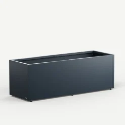 Fioriera Herstera PLANTER 50 in Metallo colore Antracite 150x50x50cm