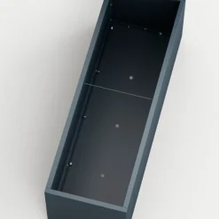 Fioriera Herstera PLANTER 50 in Metallo colore Antracite 150x50x50cm