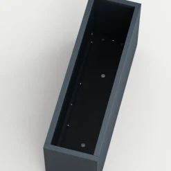 Fioriera Herstera PLANTER 30 in Metallo colore Antracite 100x30x50 cm