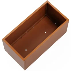 Fioriera Herstera PLANTER 50 in Metallo colore Corten 100x50x50cm