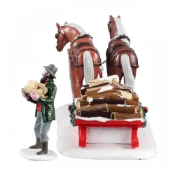 Firewood Delivery Set Of 2 Cod. 13559