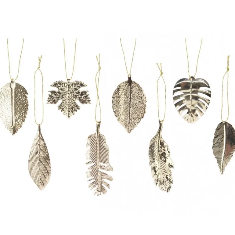 Foglie da Appendere in Metallo. Pezzo Singolo