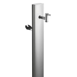 Fontana da Giardino Aquapoint Steel-O da Interrare Cromato