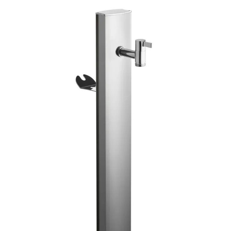 Fontana da Giardino Aquapoint Steel-O da Interrare Cromato