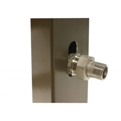 Fontana da Giardino Aquapoint a Parete Wall Triangle Grigio Tortora