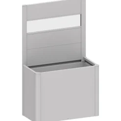 Frangivista con Elemento Vetro per Fioriera BELVEDERE in Metallo Biohort