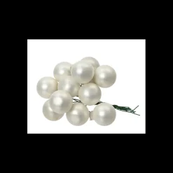 Grappolo di Palline in Vetro Colore Bianco