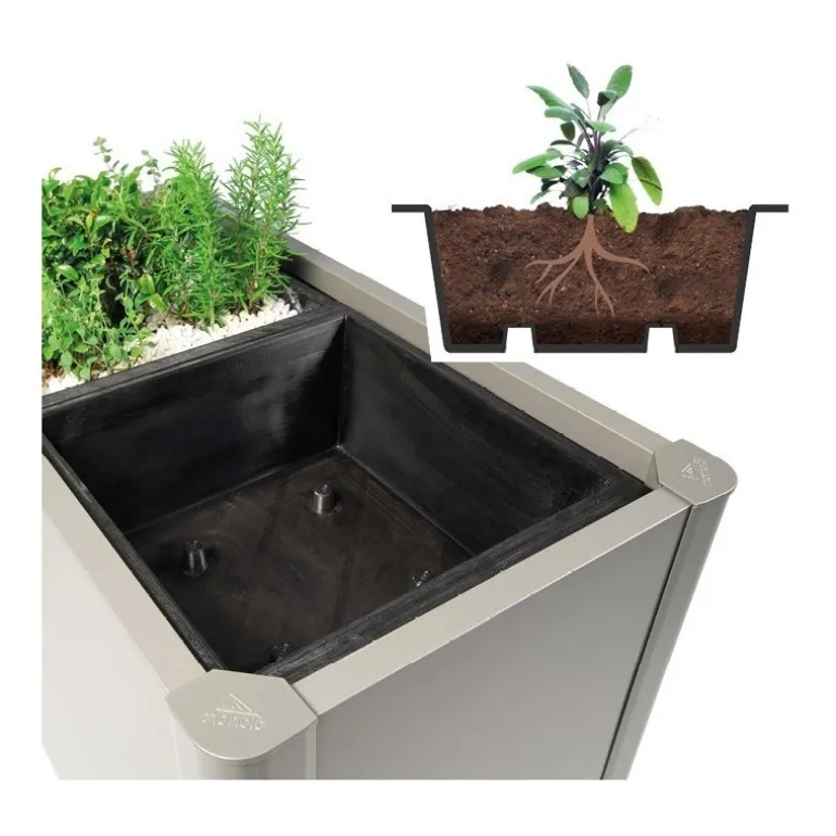 Inserto per Piante per Fioriera BELVEDERE in Metallo Biohort