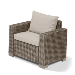 Keter 2 Poltrone Con Braccioli CALIFORNIA Cappuccino