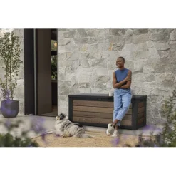 Keter Baule in Resina SIGNATURE DECO BOX 150 NOCE