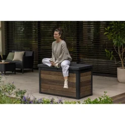 Keter Baule in Resina SIGNATURE DECO BOX 100 NOCE