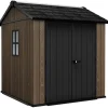 Keter Casetta da Giardino in Resina SIGNATURE APEX 757 NOCE - Doppia scelta di montaggio