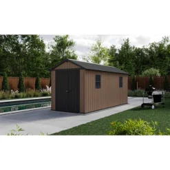 Keter Casetta da Giardino in Resina NEWTON PLUS 7515 - Doppia Scelta di Montaggio