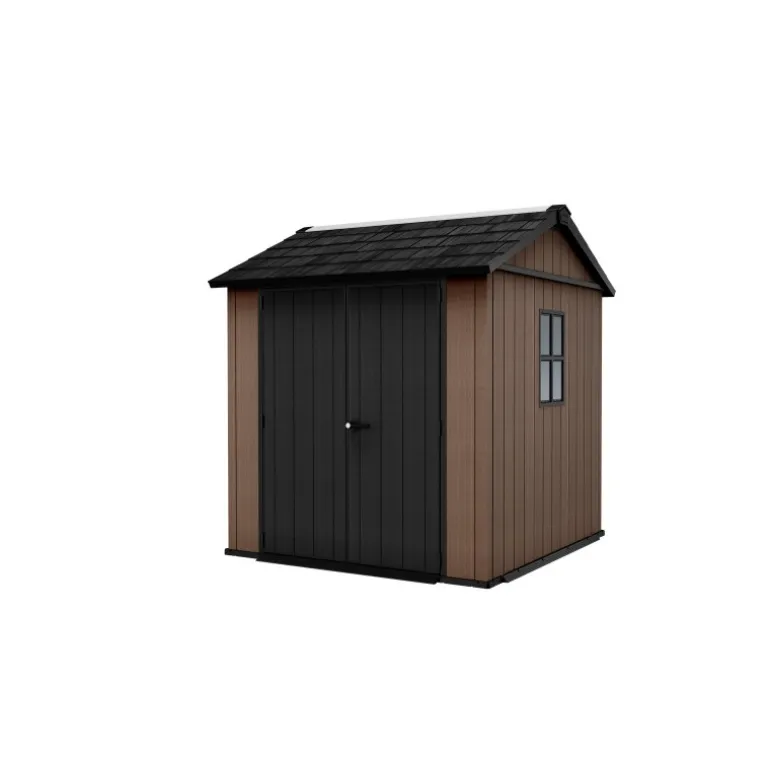 Keter Casetta da Giardino in Resina NEWTON PLUS 757 - Doppia Scelta di Montaggio
