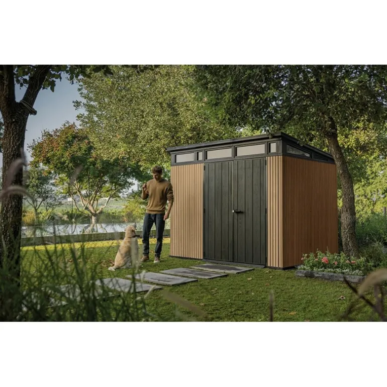 Keter Casetta da Giardino in Resina SIGNATURE PENT 9X7 DOGHE