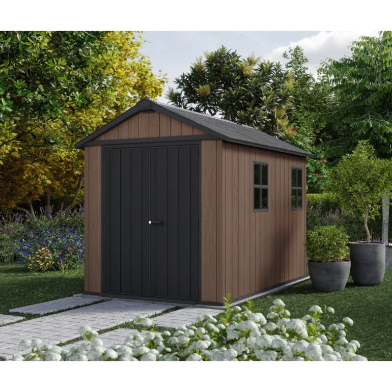 Keter Casetta da Giardino in Resina NEWTON PLUS 759 - Doppia Scelta di Montaggio