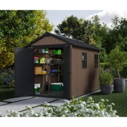 Keter Casetta da Giardino in Resina NEWTON PLUS 759 - Doppia Scelta di Montaggio