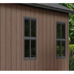 Keter Casetta da Giardino in Resina NEWTON PLUS 7513 - Doppia Scelta di Montaggio