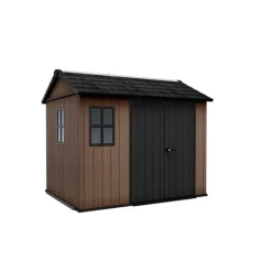 Keter Casetta da Giardino in Resina NEWTON PLUS 975 - Doppia Scelta di Montaggio