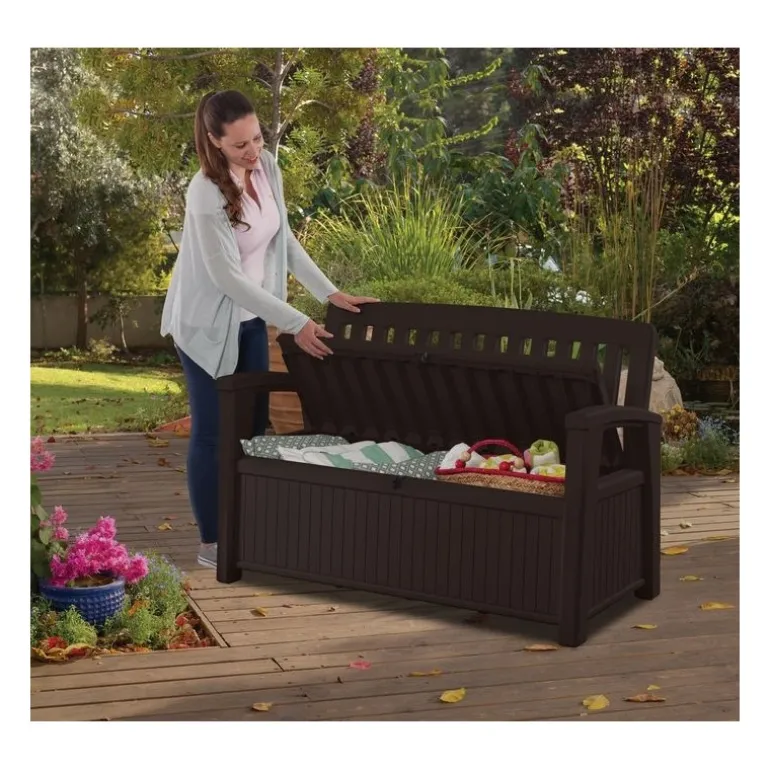 Keter Cassapanca in Resina PATIO BENCH Graphite