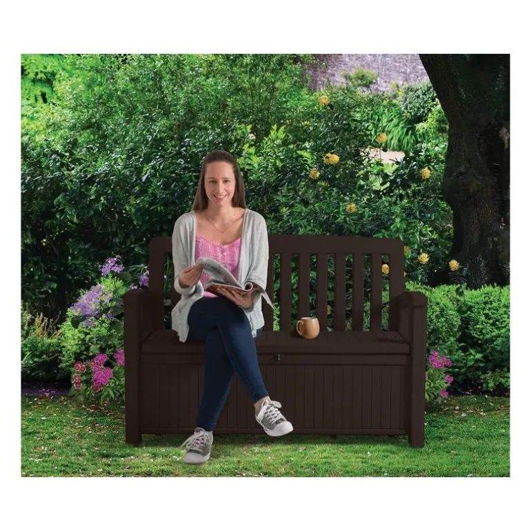 Keter Cassapanca in Resina PATIO BENCH Graphite