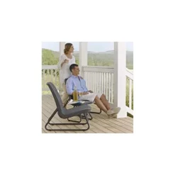 Keter Set 2 Poltrone + Tavolino aperto RIO PATIO Grafite