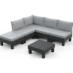Keter Set Lounge Modulare ELEMENTS Grafite