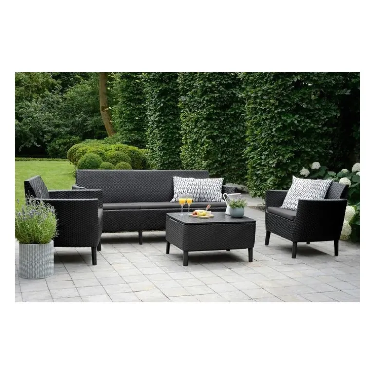 Keter Set Tavolo + Poltrona SALEMO Grafite