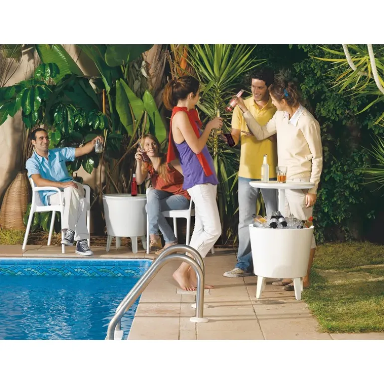 Keter Tavolino in Resina COOL BAR Bianco