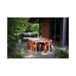 Keter Tavolo PORTO 200 effetto Legno struttura Bianca