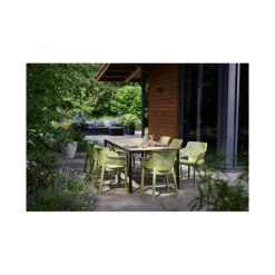 Keter Tavolo PORTO 160 effetto Legno struttura Grafite