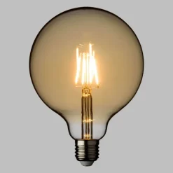 Lampadina E27 Vintage Globo Ø 125 Bianco Caldo 4W