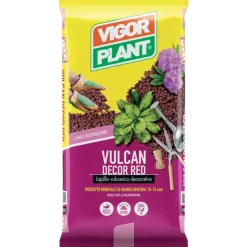 Lapillo vulcanico Vulcan Decor Red 35 litri Vigorplant
