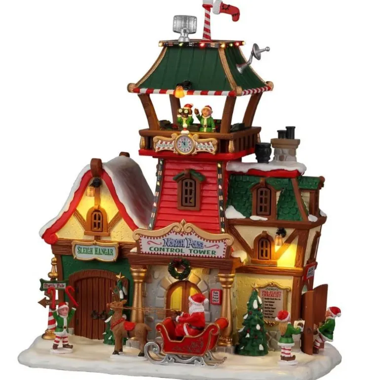 Lemax Elf Village Deluxe Pack con Neve in Omaggio