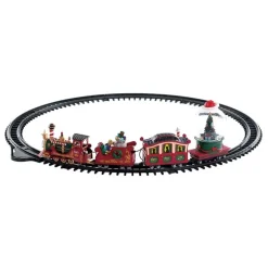 Lemax North Pole Railway Pack con Neve in Omaggio