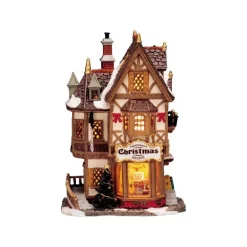 Lemax Starter Pack con Neve in Omaggio - Devaney's Bakery, Tannenbaum Christmas Shoppe, Lucy's Chocolate Shop