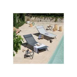 Lettino MIAMI DUO LaFuma LFM5171 Obsidian