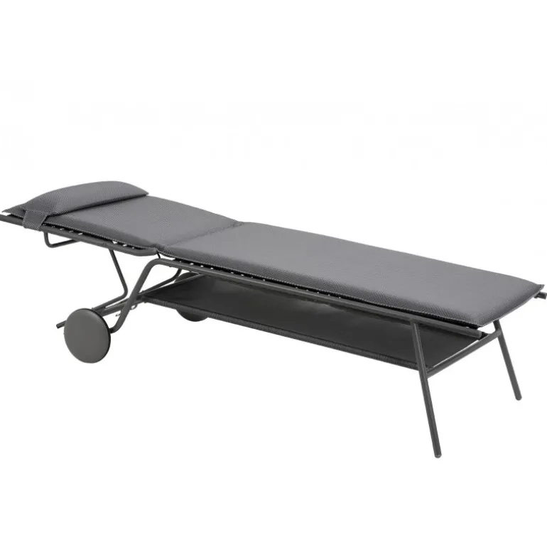 Lettino MIAMI HIGH BEC LaFuma LFM5174 Silver