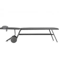 Lettino MIAMI HIGH BEC LaFuma LFM5174 Silver