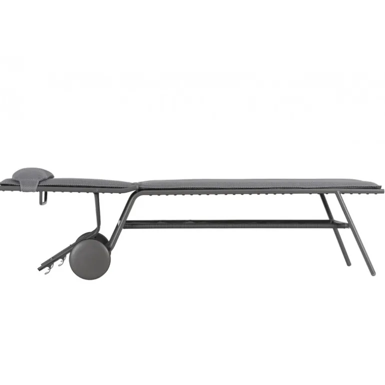 Lettino MIAMI HIGH BEC LaFuma LFM5174 Silver