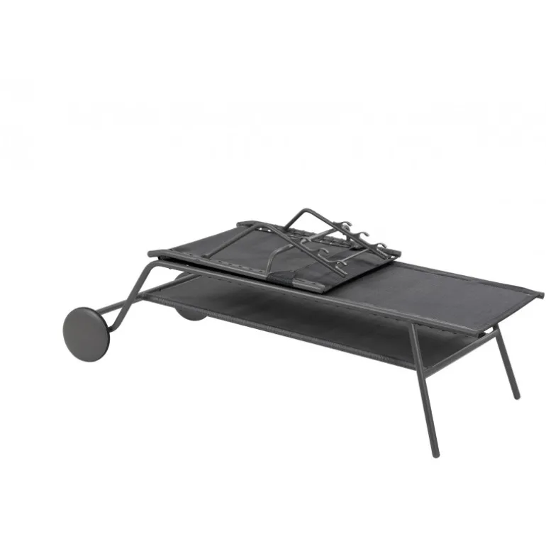 Lettino MIAMI HIGH DUO LaFuma LFM5172 Obsidian