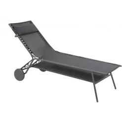 Lettino MIAMI HIGH DUO LaFuma LFM5172 Obsidian