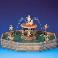 Lighted Village Square Fountain con Alimentatore 4.5V Cod. 14663