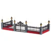 Lighted Wrought Iron Fence Set of 5 B/O 4.5V Cod. 54303