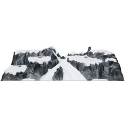 Paesaggio Pista da Sci 120 x 40 x 25 cm