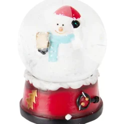 Palla di Neve di Natale 8,5 cm. Pezzo Singolo