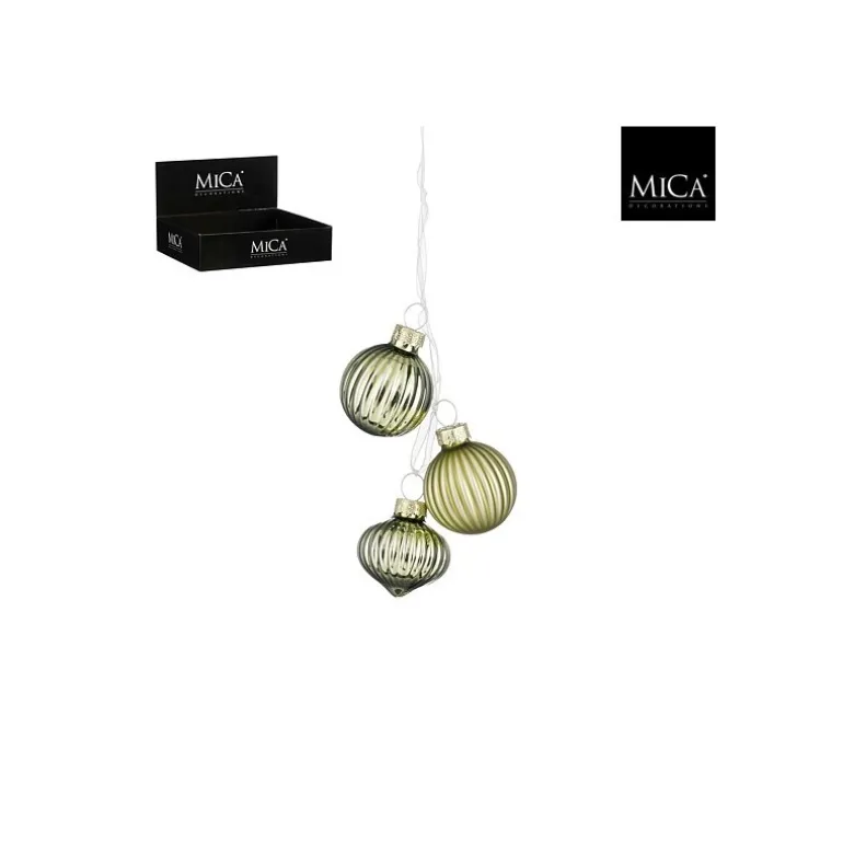 Pallina di Vetro Color Verde Chiaro. Pezzo Singolo