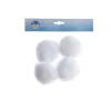 Palline di neve Bianco dim 10 cm Box da 4